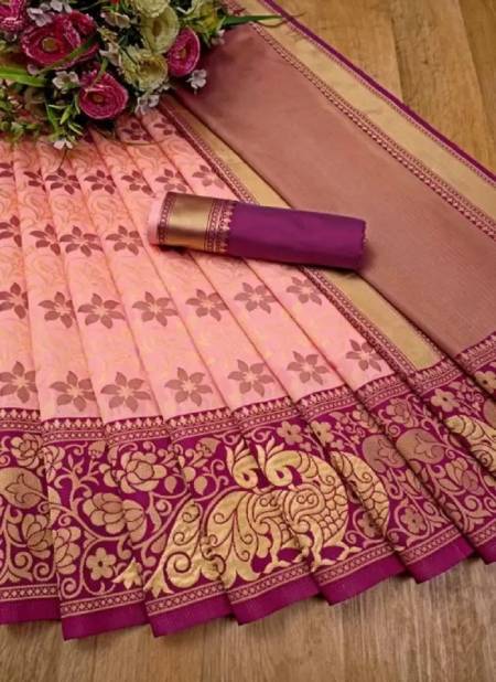 Mf 63 Designer Banarasi Soft Lichi Silk Saree Catalog